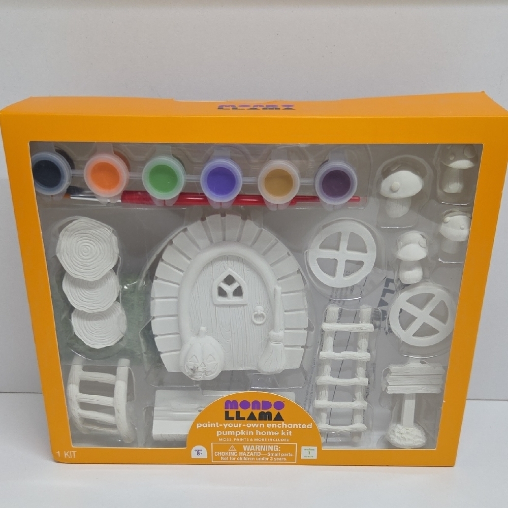 Paint-Your-Own Enchanted Pumpkin Home Kit - Multicolor